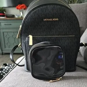 Michael Kors | Bags | Michael Kors Black Backpack Sleek  display picture 3